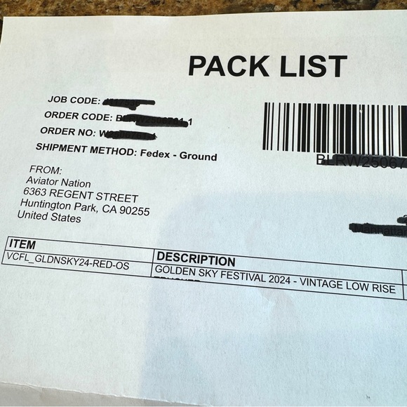 NWT Aviator Nation Golden Sky 2024 Festival Trucker Hat Cap Red Country Music - Picture 15 of 15